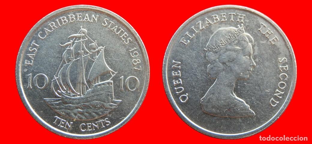 Monedas antiguas de Am&eacute;rica: 10 CENTAVOS 1987 ESTADOS DEL CARIBE ORIENTAL-154909