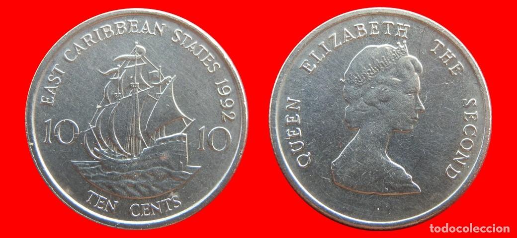 Monedas antiguas de Am&eacute;rica: 10 CENTAVOS 1992 ESTADOS DEL CARIBE ORIENTAL-154910