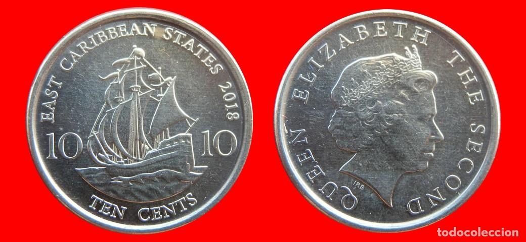 Monedas antiguas de Am&eacute;rica: 10 CENTAVOS 2018 ESTADOS DEL CARIBE ORIENTAL-154917