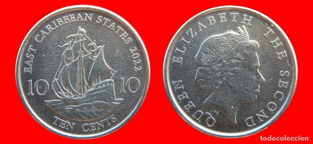 Monedas antiguas de Am&eacute;rica: 10 CENTAVOS 2022 ESTADOS DEL CARIBE ORIENTAL-154919
