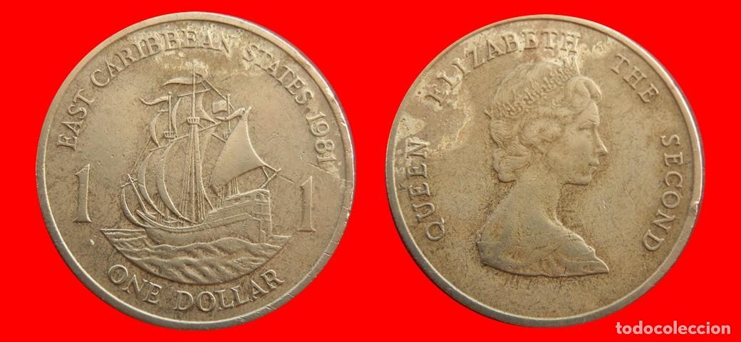 Monedas antiguas de Am&eacute;rica: 1 DOLAR 1981 ESTADOS DEL CARIBE ORIENTAL-154923