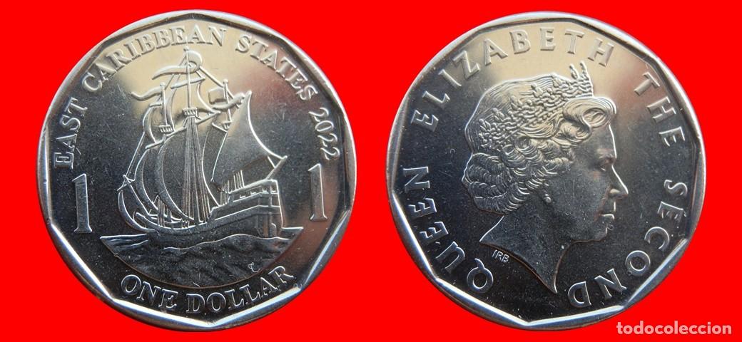 Monedas antiguas de Am&eacute;rica: 1 DOLAR 2022 ESTADOS DEL CARIBE ORIENTAL-154926