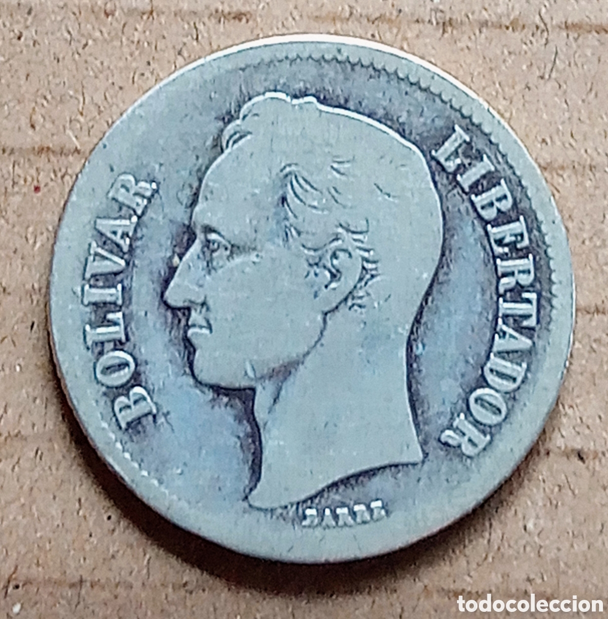 Monedas antiguas de Am&eacute;rica: Venezuela - 2 Bol&iacute;vares 1935 plata - Rc