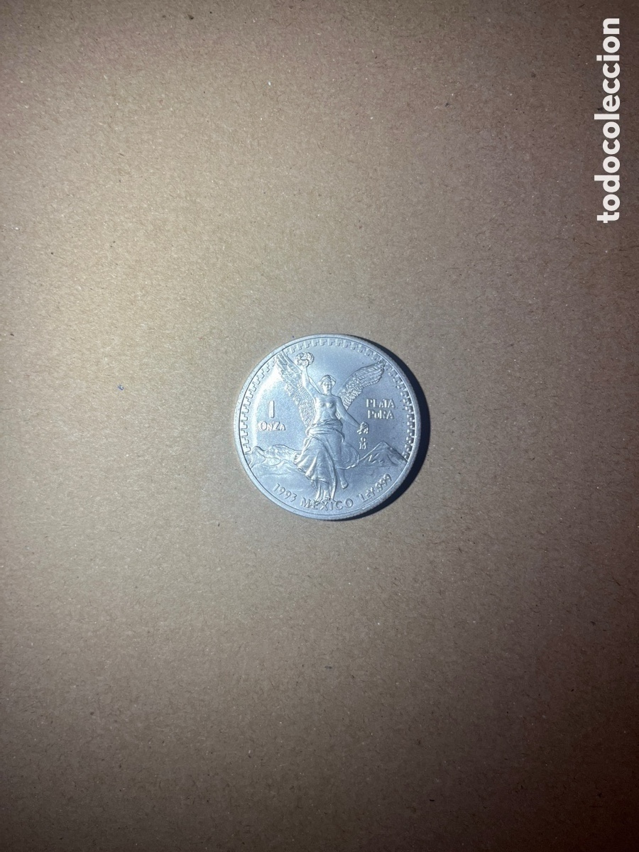 Monedas antiguas de Am&eacute;rica: Moneda 1 onza PLATA PURA 0.999 Mexico 1993