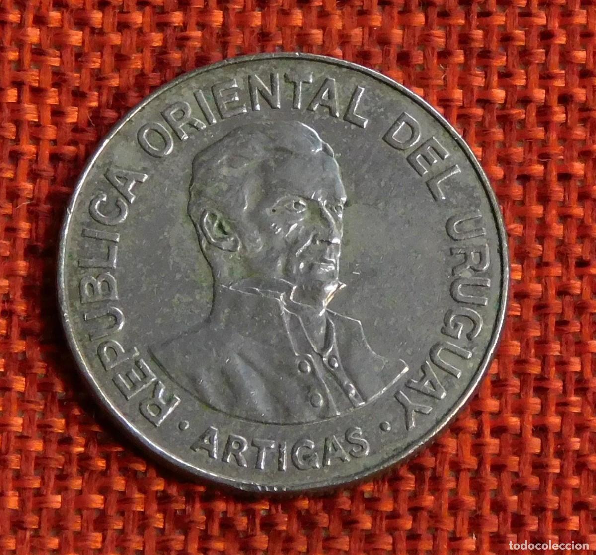 Monedas antiguas de Am&eacute;rica: Uruguay 500 nuevos pesos, 1989 - General Artigas
