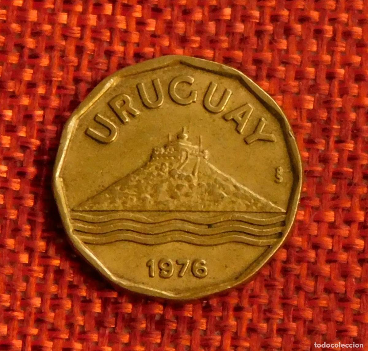 Monedas antiguas de Am&eacute;rica: Uruguay 20 Centesimos - A&ntilde;o 1976