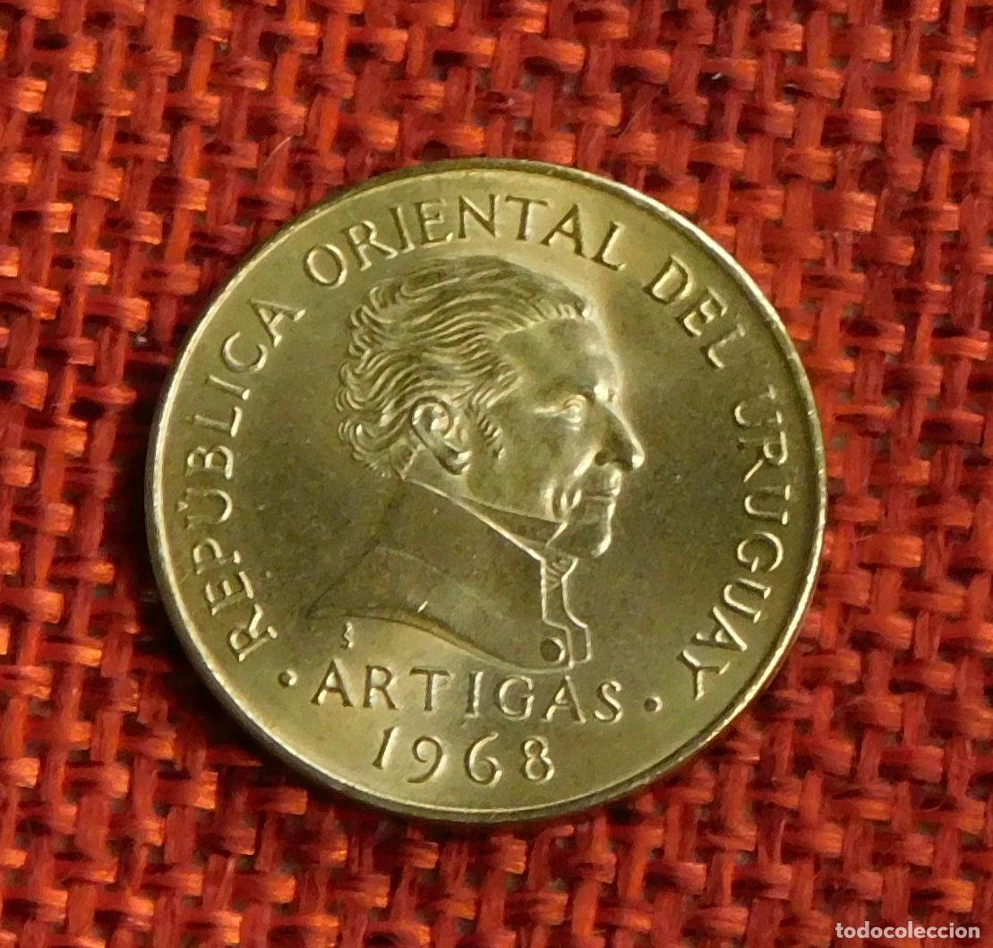 Monedas antiguas de Am&eacute;rica: Uruguay 5 Pesos - A&ntilde;o 1968
