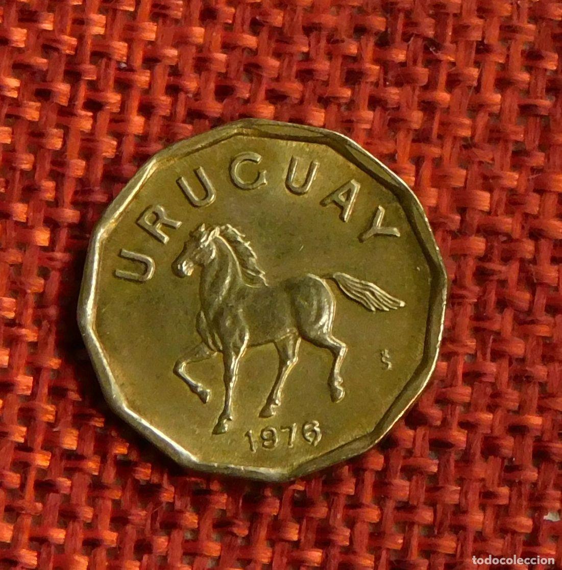 Monedas antiguas de Am&eacute;rica: Uruguay 10 Centesimos - A&ntilde;o 1976