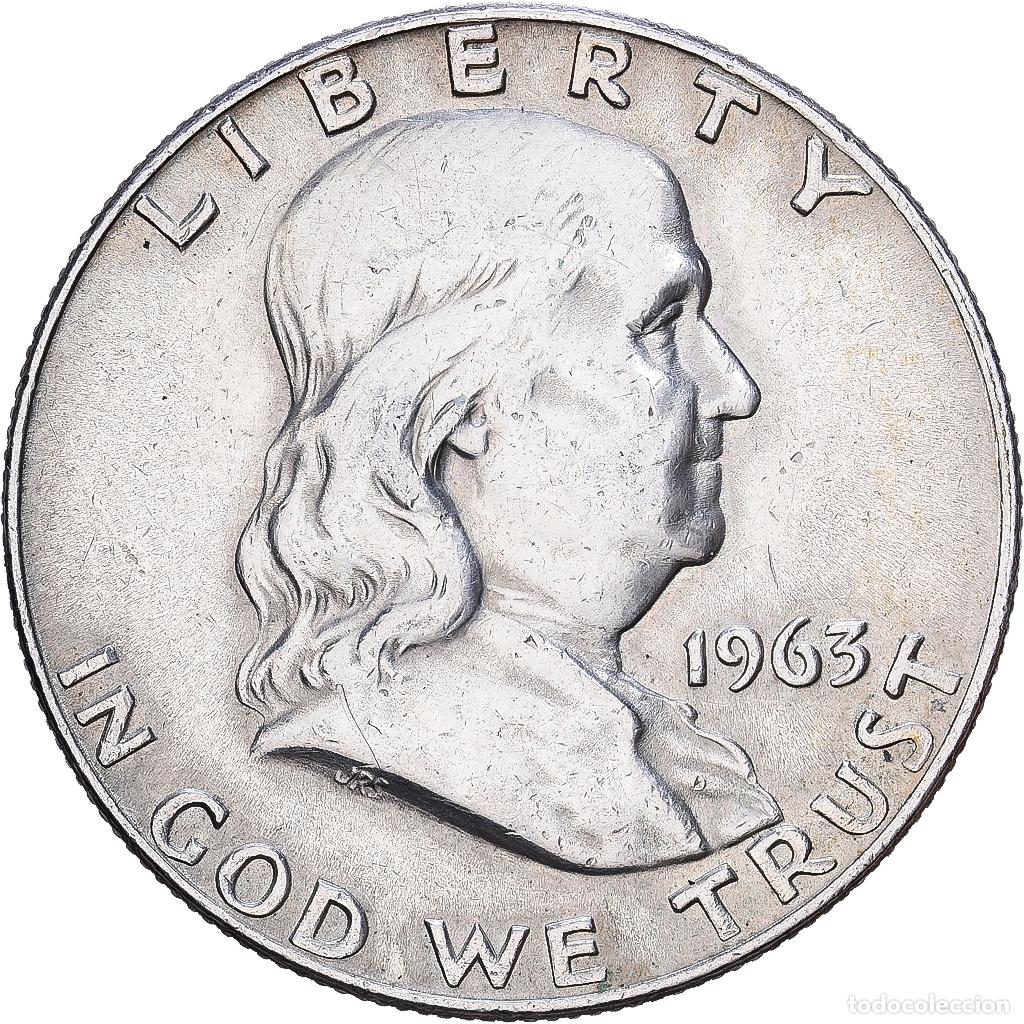 Monedas antiguas de Am&eacute;rica: [#1546438] Estados Unidos, Half Dollar, Franklin Half Dollar, 1963, Philadelphia, Plata