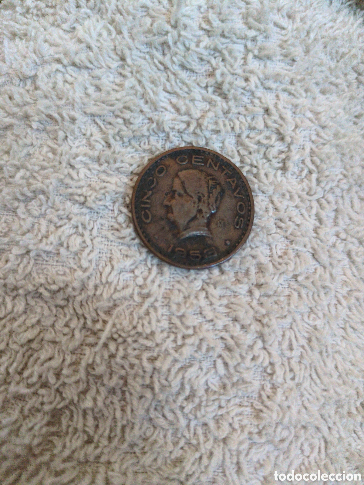 Monedas antiguas de Am&eacute;rica: Moneda M&eacute;xico 5 Centavos Bronce - Josefa Ortiz De Dom&iacute;nguez A&ntilde;o 1953