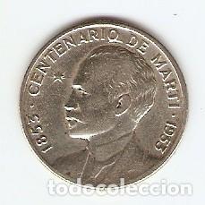 Monedas antiguas de Am&eacute;rica: CUBA 25 CENTAVOS EMISION 1953 PLATA