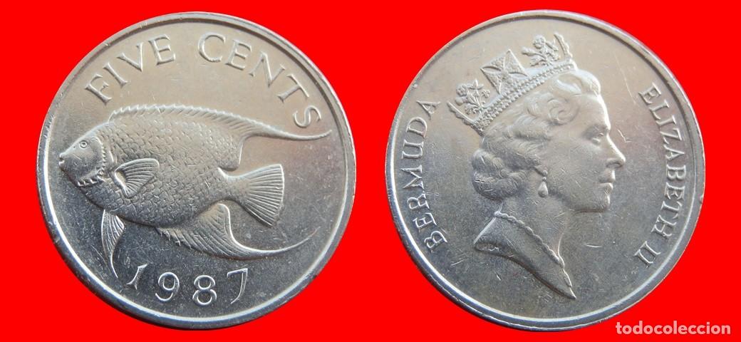 Monedas antiguas de Am&eacute;rica: 5 CENTAVOS 1987 BERMUDA-155052