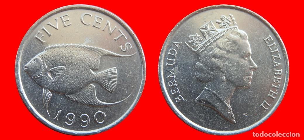 Monedas antiguas de Am&eacute;rica: 5 CENTAVOS 1990 BERMUDA-155054