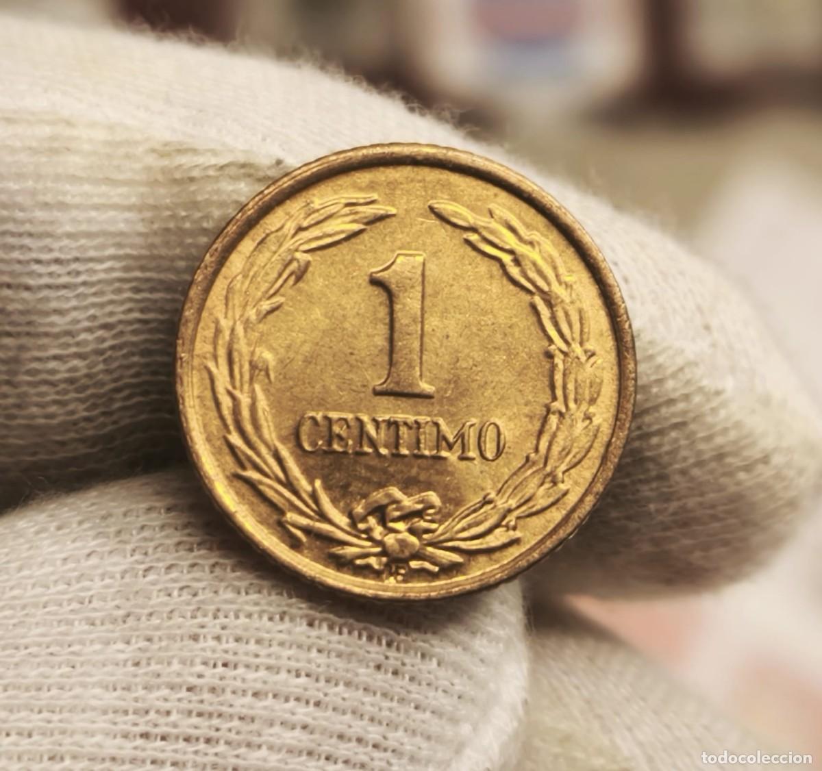 Monedas antiguas de Am&eacute;rica: Paraguay 1 C&eacute;ntimo 1950 Km 20 Sc Unc - Foto 2