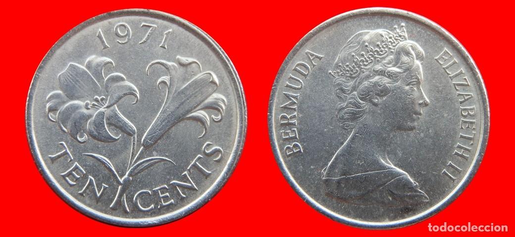 Monedas antiguas de Am&eacute;rica: 10 CENTAVOS 1971 BERMUDA-155065