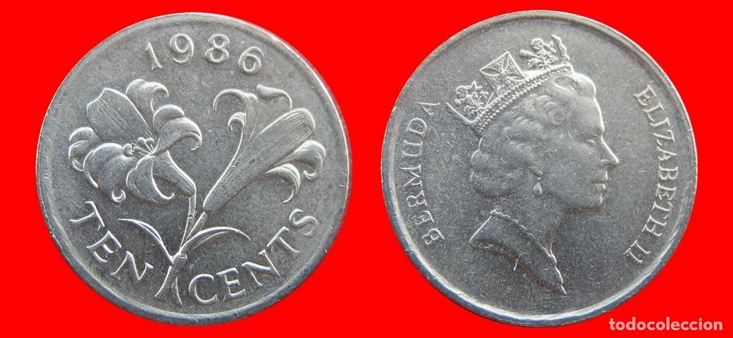 Monedas antiguas de Am&eacute;rica: 10 CENTAVOS 1986 BERMUDA-155066