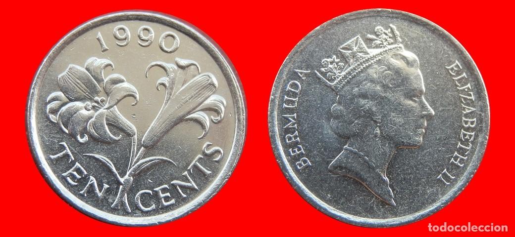 Monedas antiguas de Am&eacute;rica: 10 CENTAVOS 1990 BERMUDA-155067