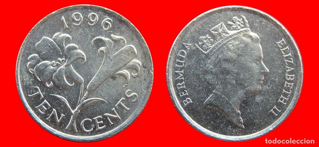 Monedas antiguas de Am&eacute;rica: 10 CENTAVOS 1996 BERMUDA-155068