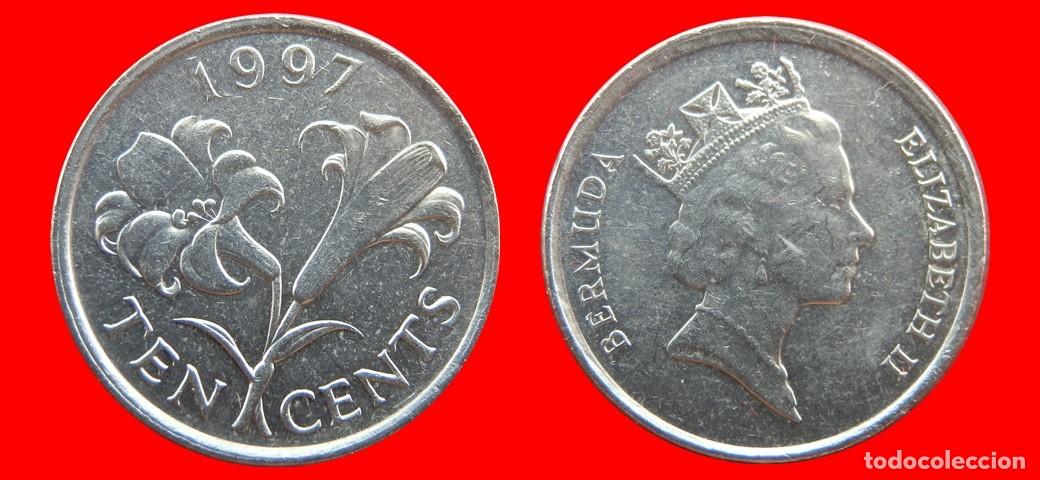 Monedas antiguas de Am&eacute;rica: 10 CENTAVOS 1997 BERMUDA-155069