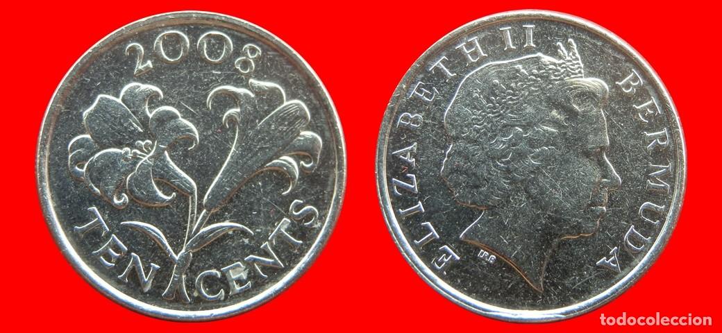 Monedas antiguas de Am&eacute;rica: 10 CENTAVOS 2008 BERMUDA-155075