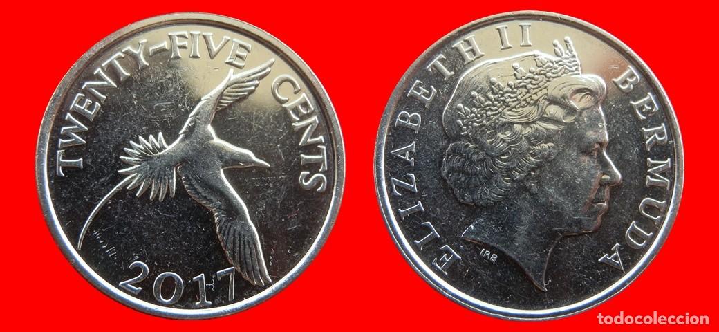 Monedas antiguas de Am&eacute;rica: 25 CENTAVOS 2017 BERMUDA-155079