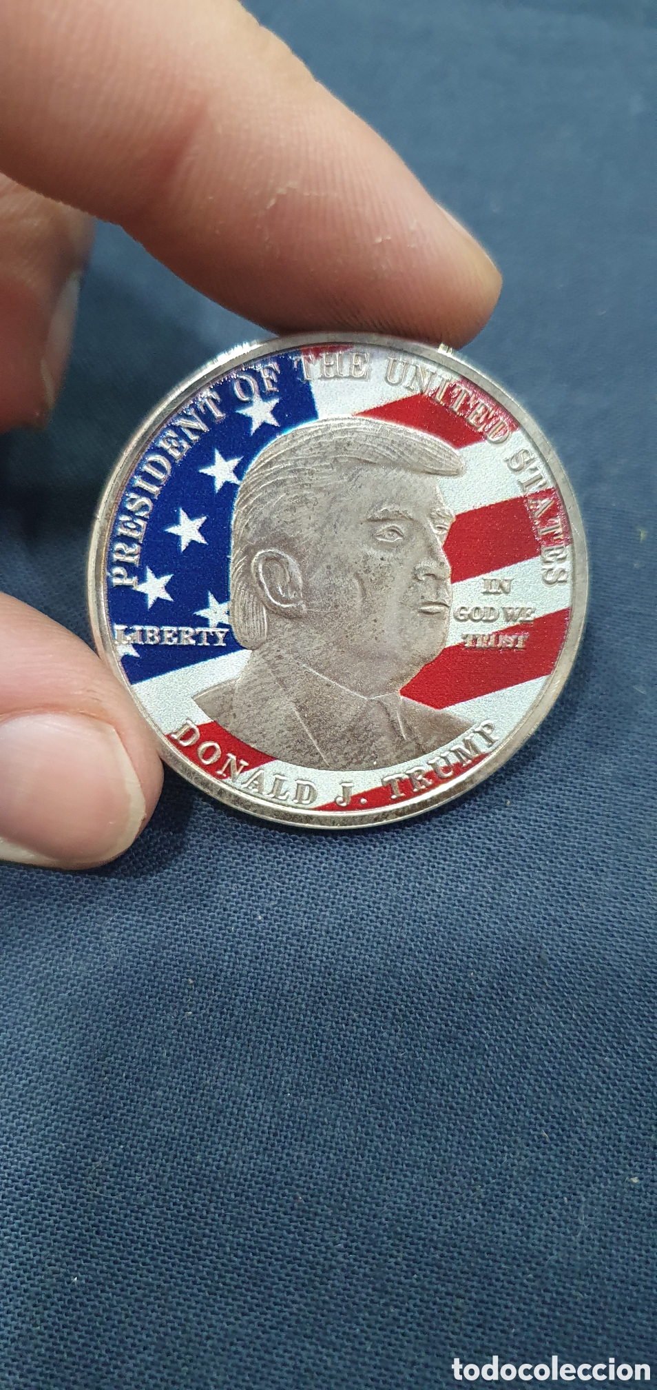 Moedas antigas da Am&eacute;rica: Moneda EEUU Donald J Trump. (L134)