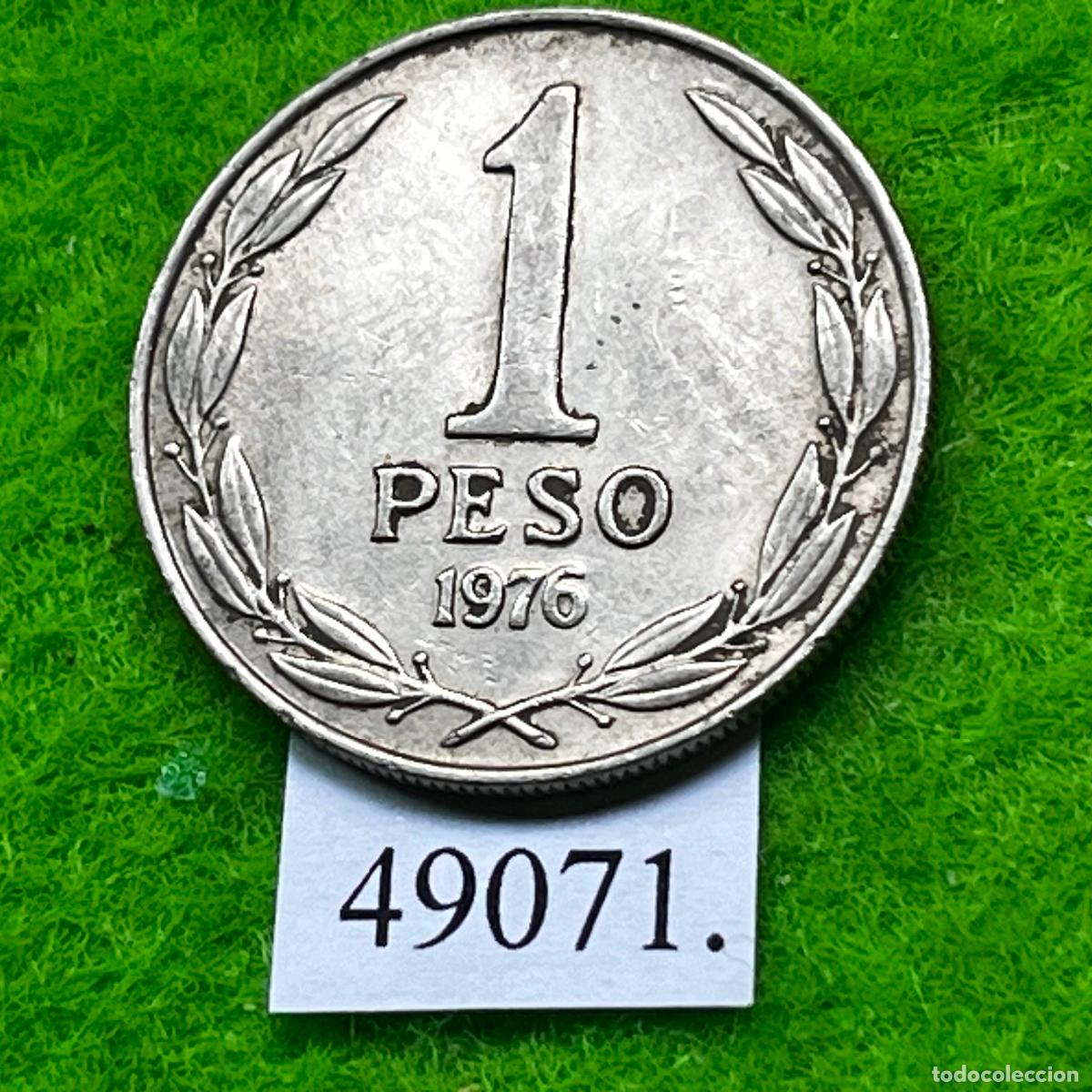 Monedas antiguas de Am&eacute;rica: Chile 1 peso 1976 ,,, - Foto 2