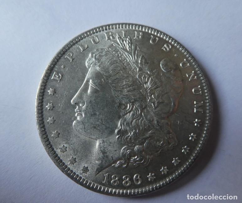 Monedas antiguas de Am&eacute;rica: ESTADOS UNIDOS 1 DOLAR 1886