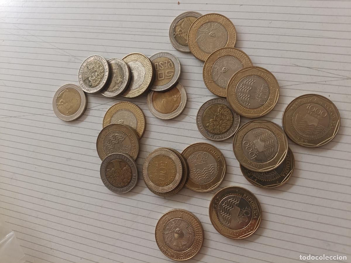 Monedas antiguas de Am&eacute;rica: Colombia: 17500 pesos en monedas