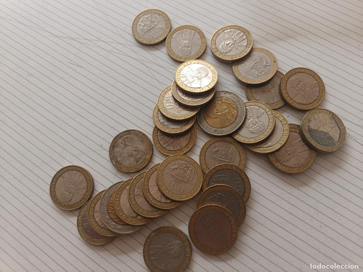 Monedas antiguas de Am&eacute;rica: Chile: 3900 pesos en monedas