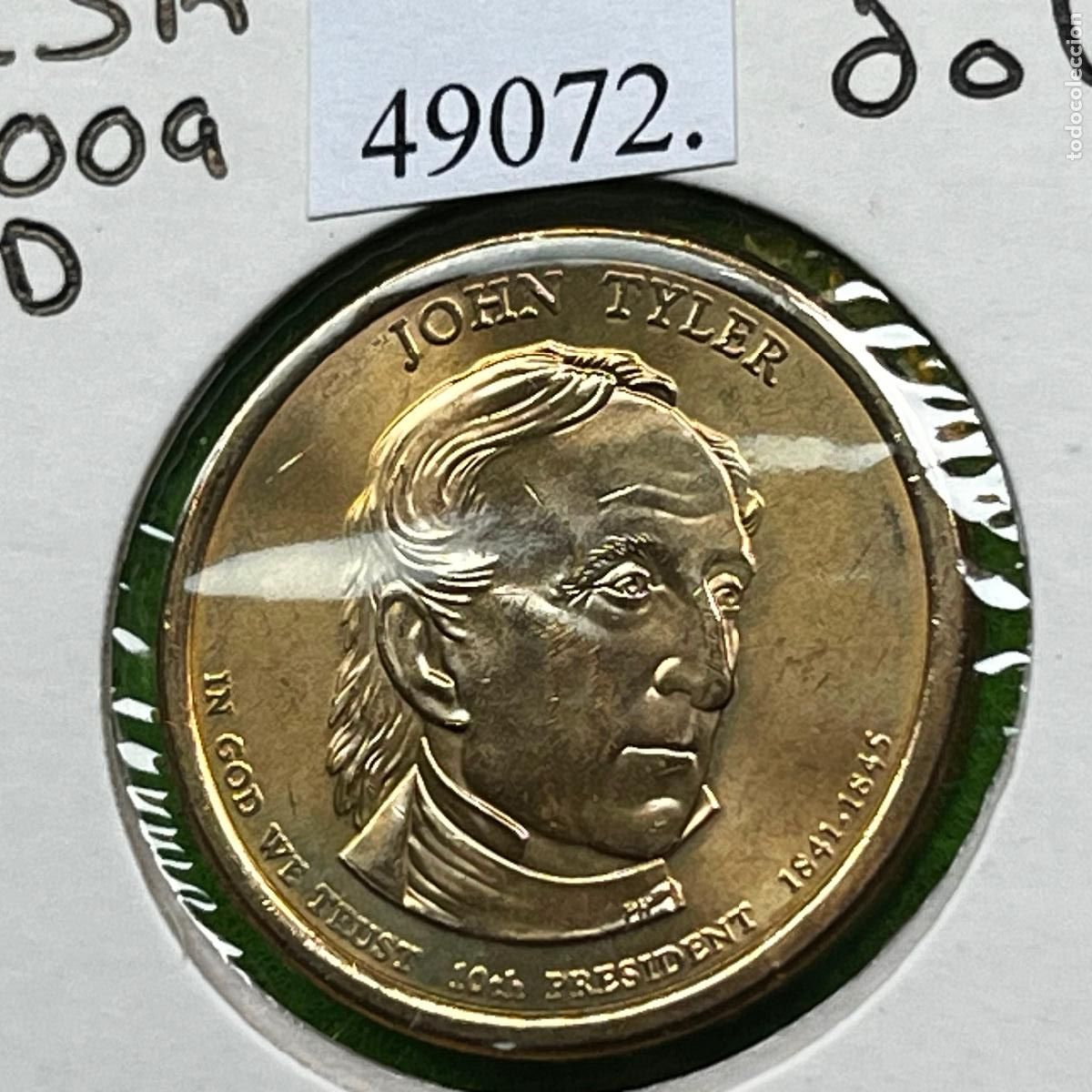 Monedas antiguas de Am&eacute;rica: Estados Unidos Am&eacute;rica, 1 dolar 2009 D, John Tyler, USA
