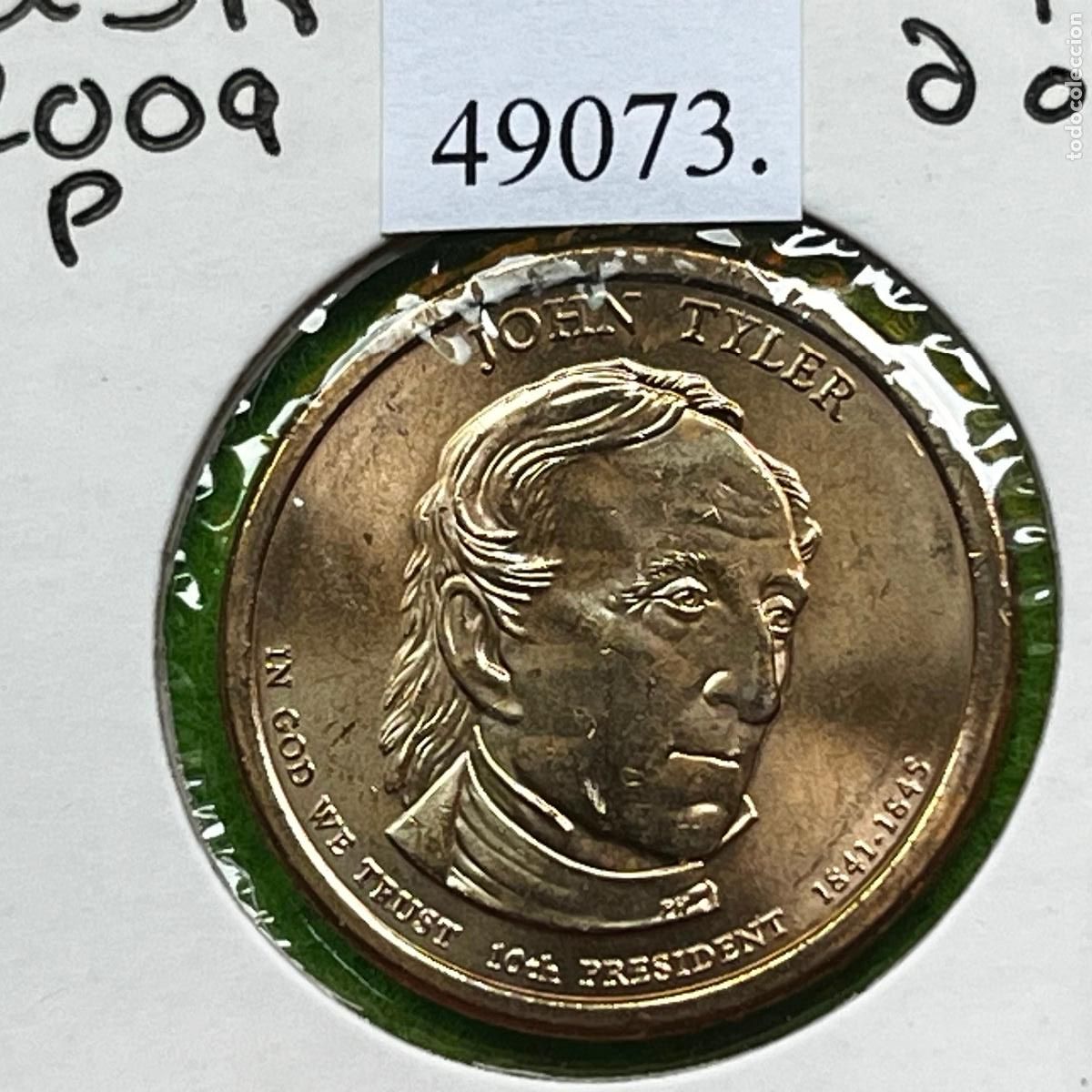 Monedas antiguas de Am&eacute;rica: Estados Unidos Am&eacute;rica, 1 dolar 2009 P, John Tyler, USA