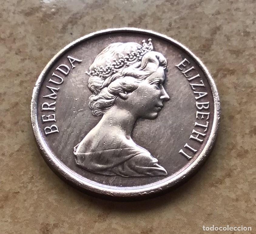 Monedas antiguas de Am&eacute;rica: 1 centavo de Bermuda. A&ntilde;o 1977 - Foto 2