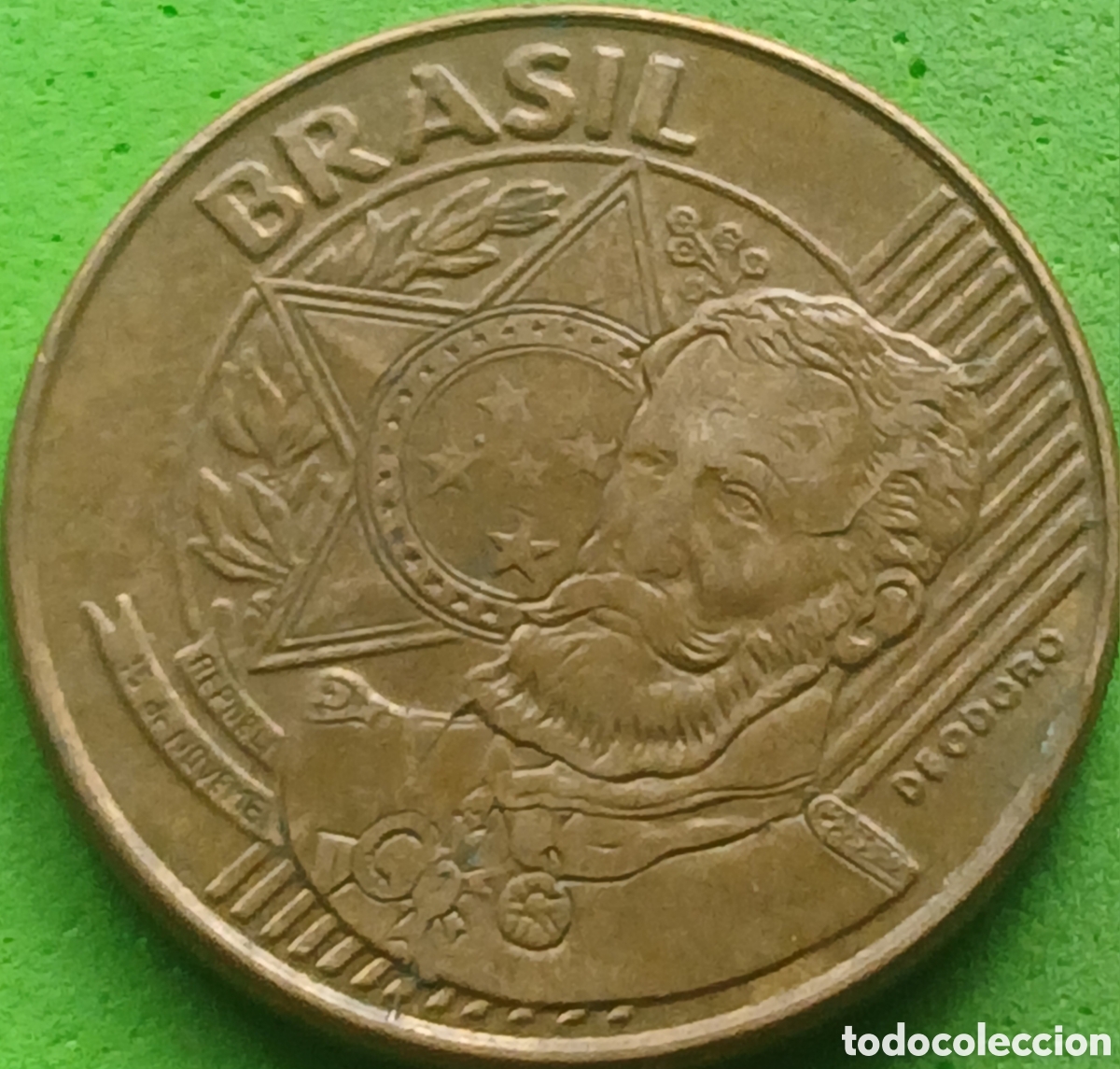 Monedas antiguas de Am&eacute;rica: Brasil 25 centavos 2008 km#650 - Foto 2
