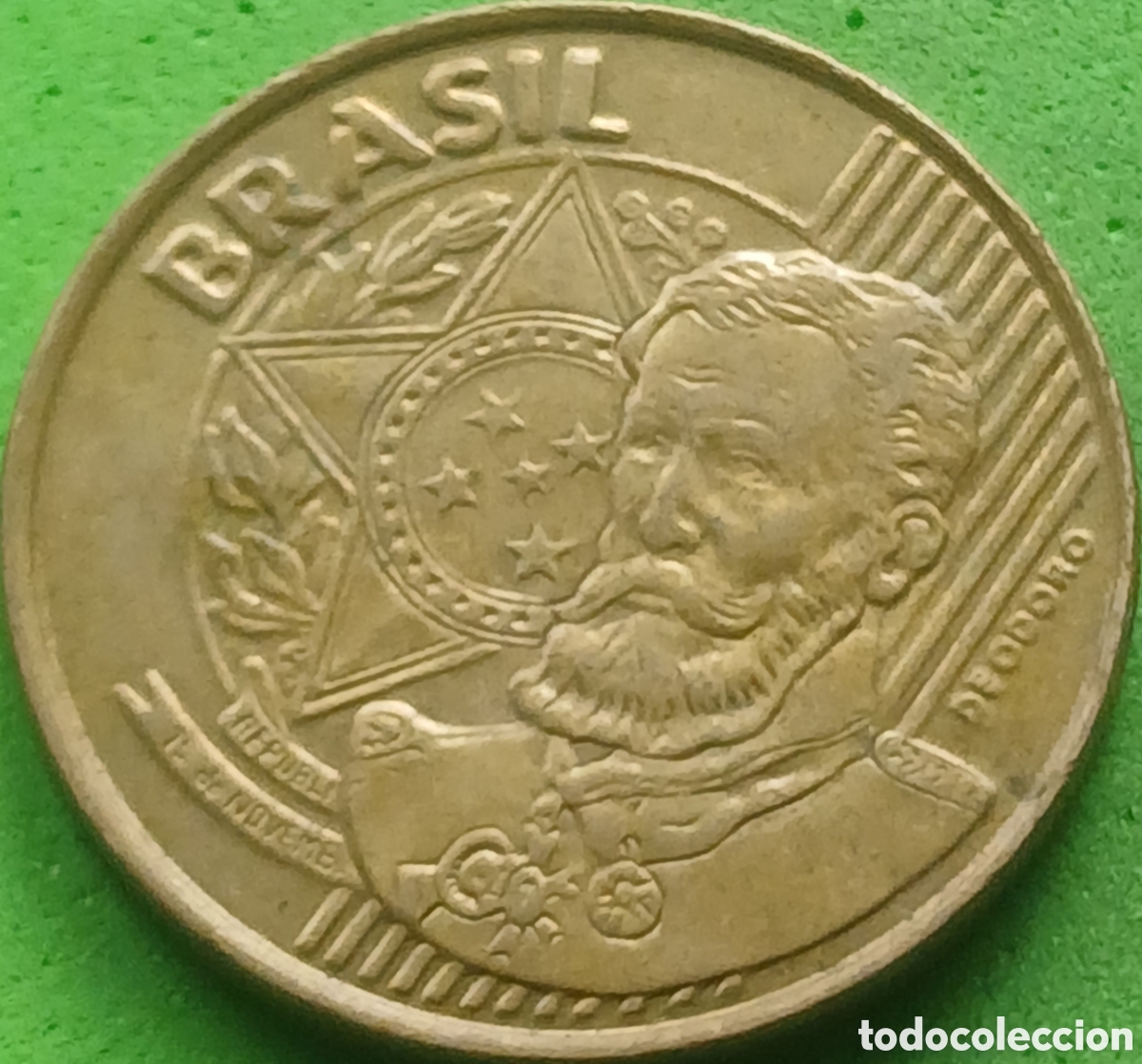 Monedas antiguas de Am&eacute;rica: Brasil 25 centavos 2013 km#650 - Foto 2