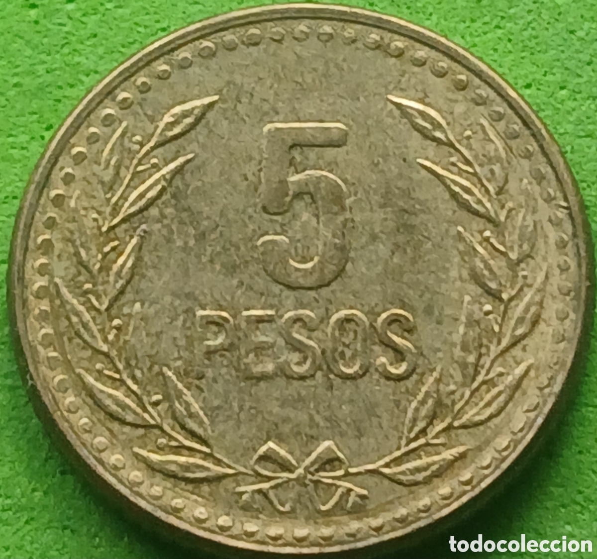 Monedas antiguas de Am&eacute;rica: Colombia 5 pesos 1991 km#280