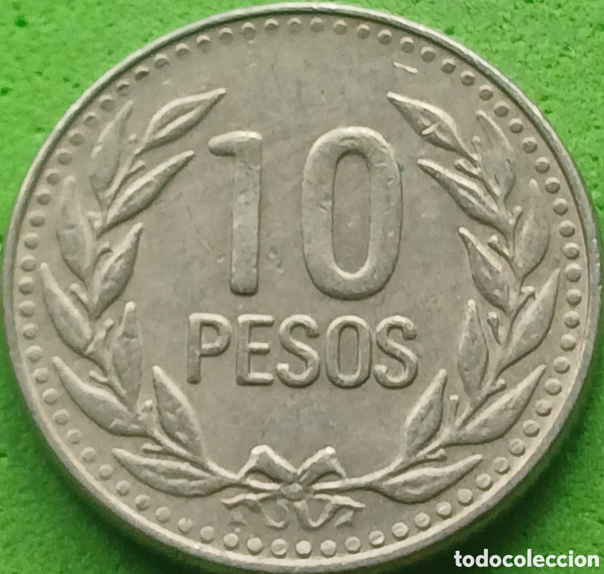Monedas antiguas de Am&eacute;rica: Colombia 10 pesos 1989 km#281