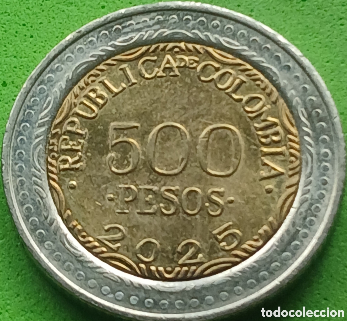 Monedas antiguas de Am&eacute;rica: Colombia 500 pesos 2025 km#298 ESCASA