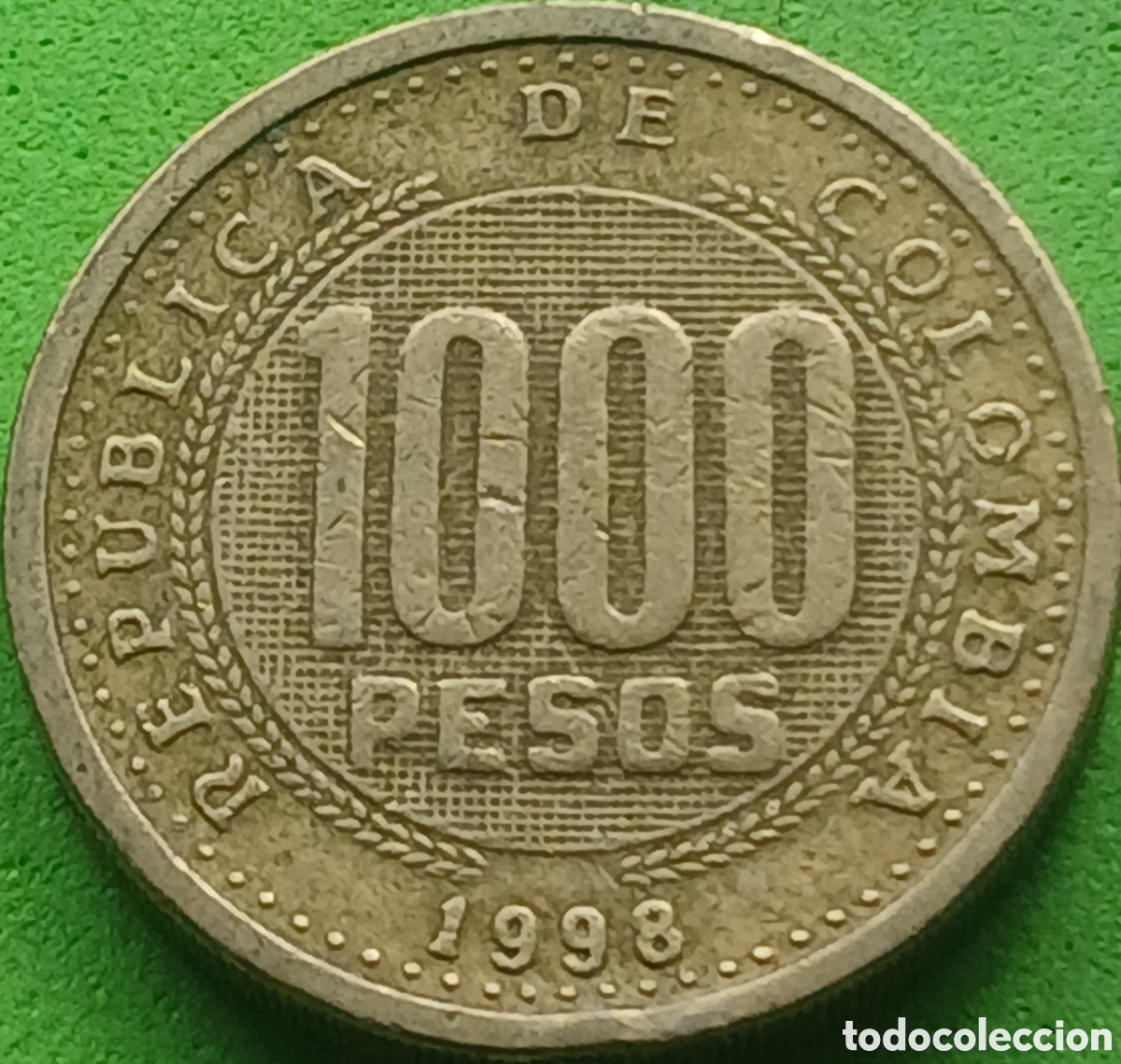 Monedas antiguas de Am&eacute;rica: Colombia 1000 pesos 1898 km#288