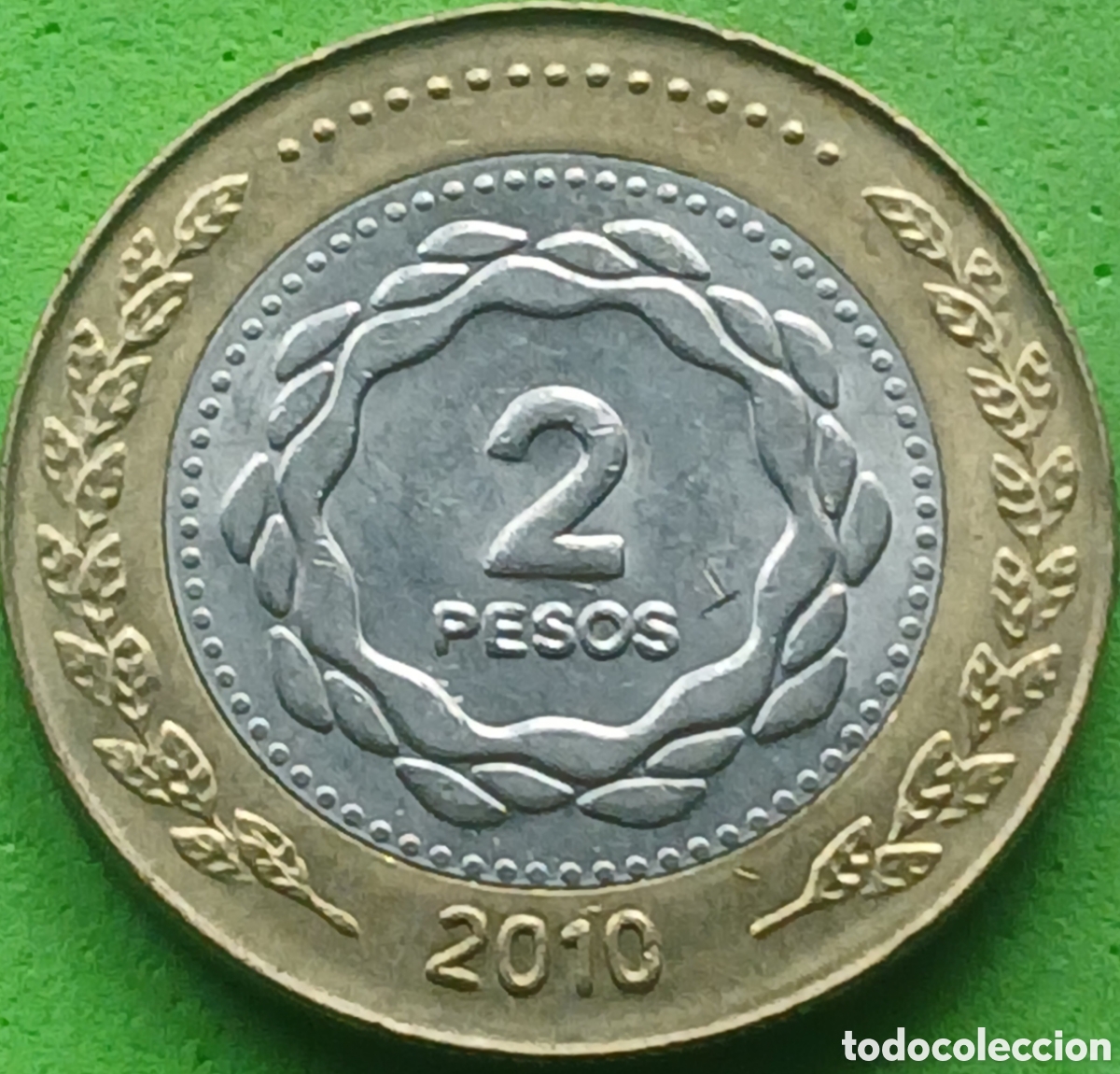 Monedas antiguas de Am&eacute;rica: Argentina 2 pesos 2010 km#165