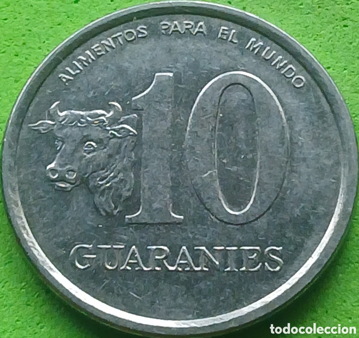Monedas antiguas de Am&eacute;rica: Paraguay 10 guaran&iacute;es 1984 km#167