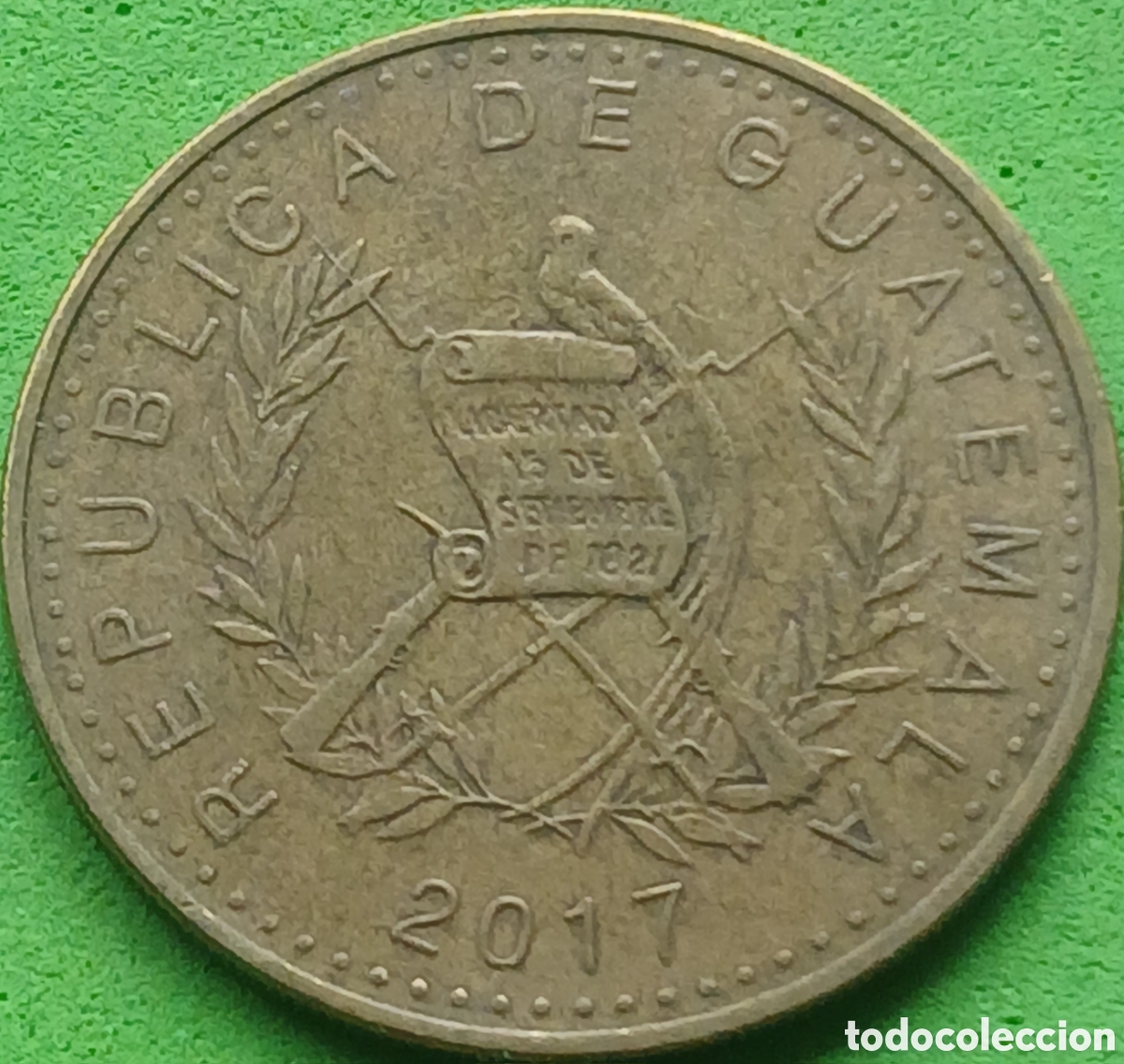 Monedas antiguas de Am&eacute;rica: Guatemala 1 quetzal 2017 km#284a
