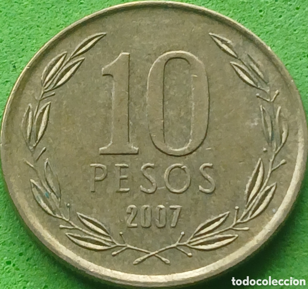 Monedas antiguas de Am&eacute;rica: Chile 10 pesos 2007 km#228