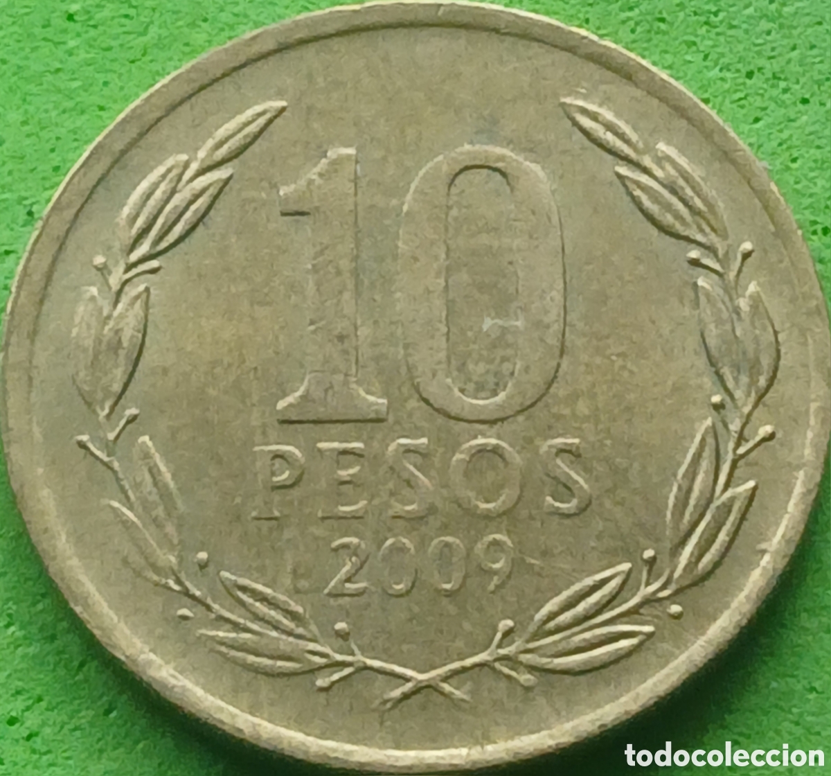 Monedas antiguas de Am&eacute;rica: Chile 10 pesos 2009 km#228