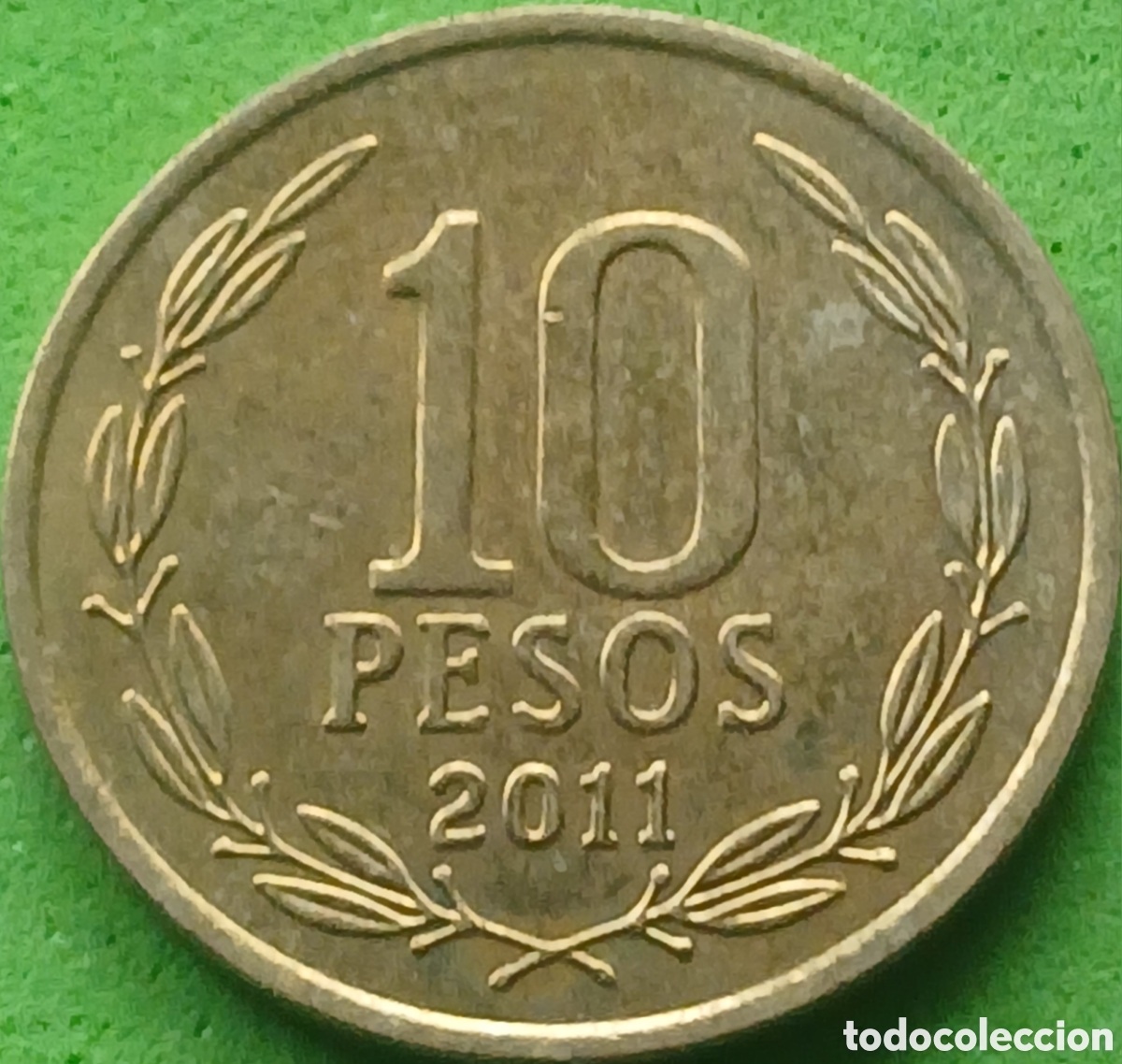 Monedas antiguas de Am&eacute;rica: Chile 10 pesos 2011 km#228