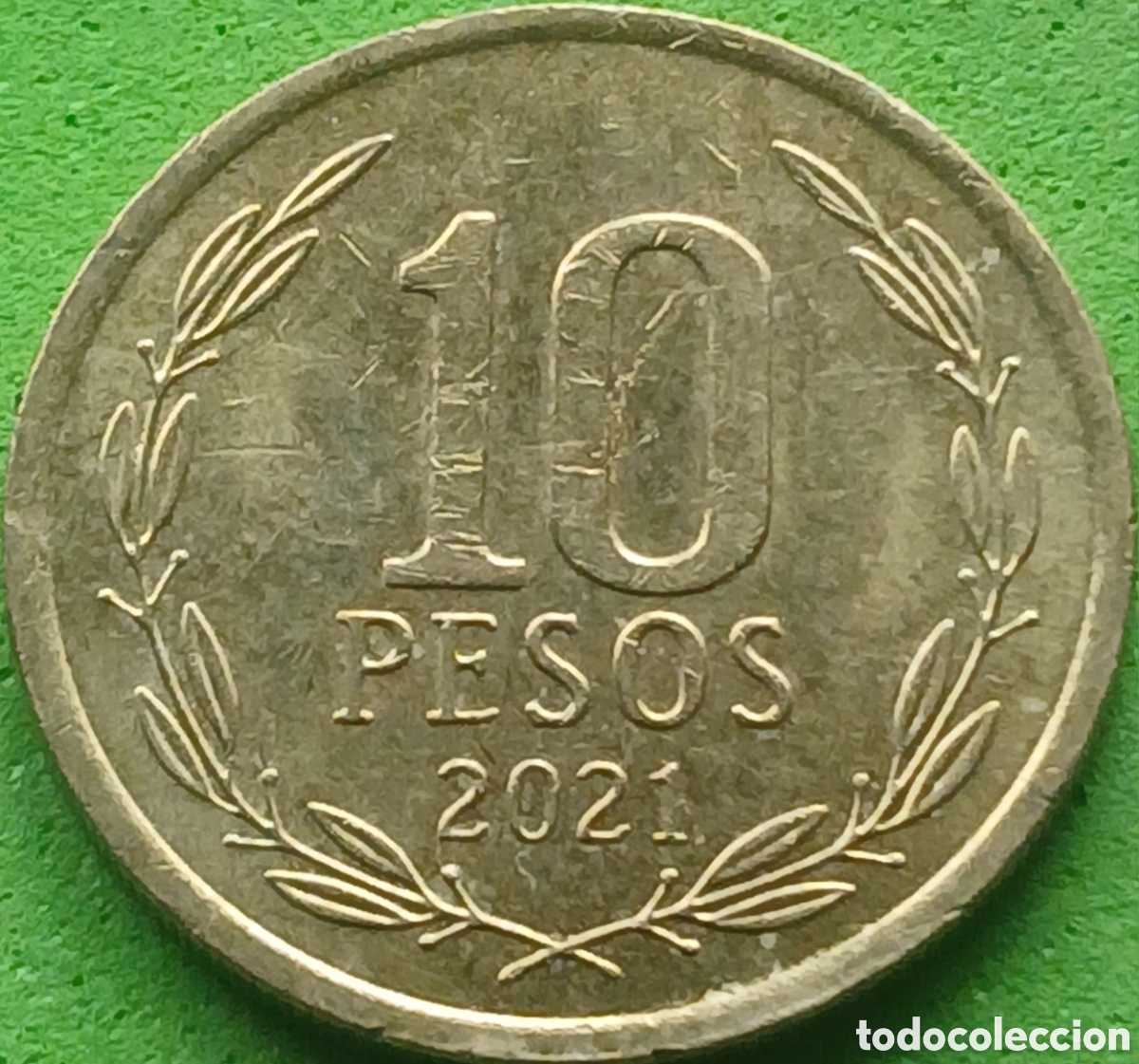 Monedas antiguas de Am&eacute;rica: Chile 10 pesos 2021 km#228
