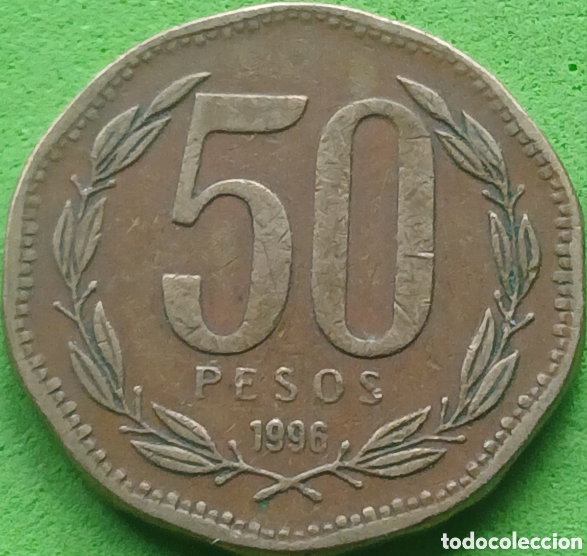 Monedas antiguas de Am&eacute;rica: Chile 50 pesos 1996 km#219