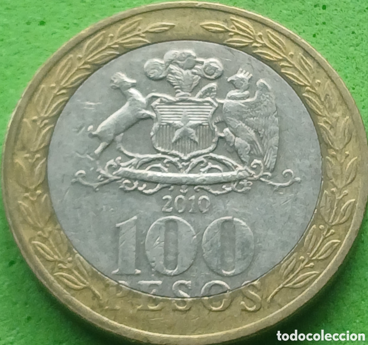 Monedas antiguas de Am&eacute;rica: Chile 100 pesos 2010 km#236