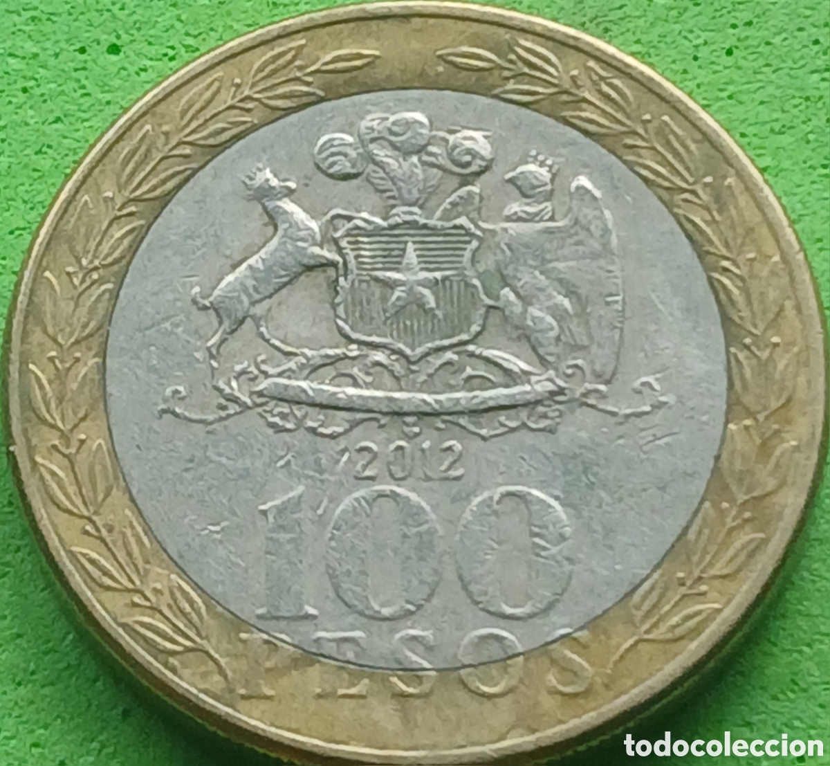 Monedas antiguas de Am&eacute;rica: Chile 100 pesos 2012 km#236