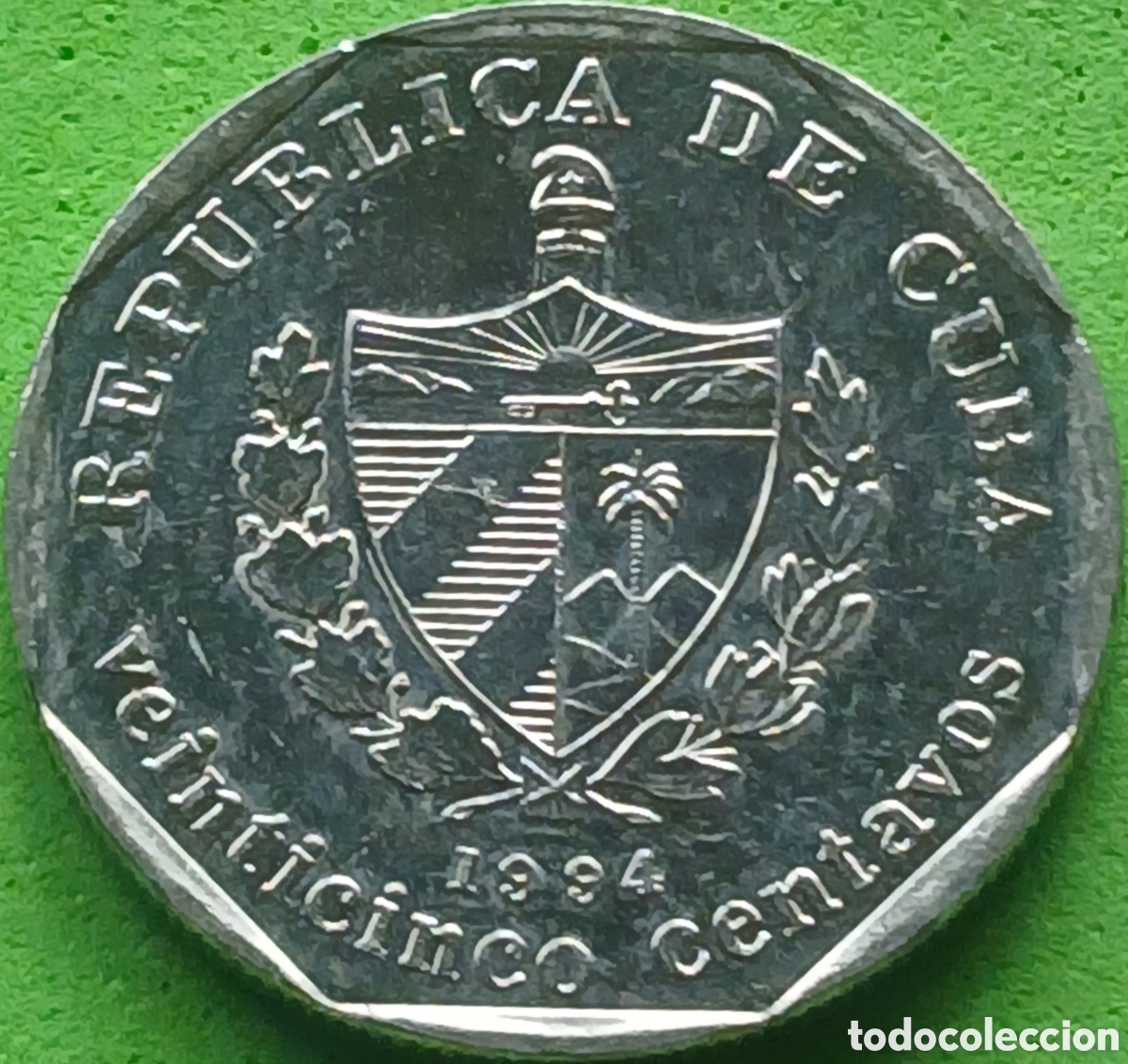 Monedas antiguas de Am&eacute;rica: Cuba 25 centavos 1994 km#577 - Foto 2